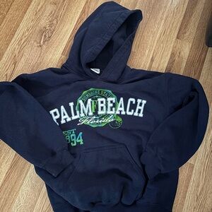 Palm Beach Florida Navy Hoodie